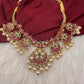 Jadau Kundan Traditional Bottu Mala Short Necklace