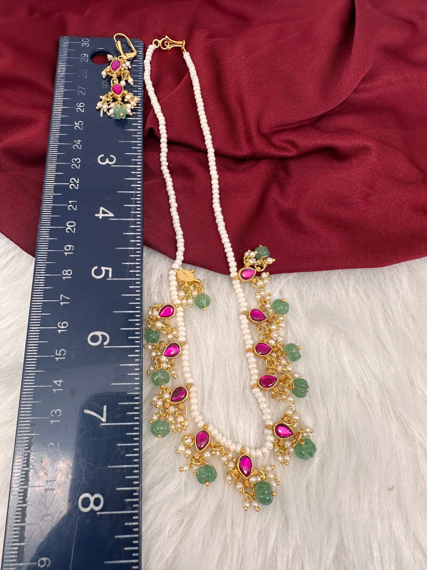 Jadau Kundan Dainty Kids Necklace