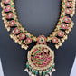 Jadau Kundan Peacock Mango MidLenght Necklace