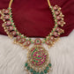 Jadau Kundan Peacock Mango MidLenght Necklace