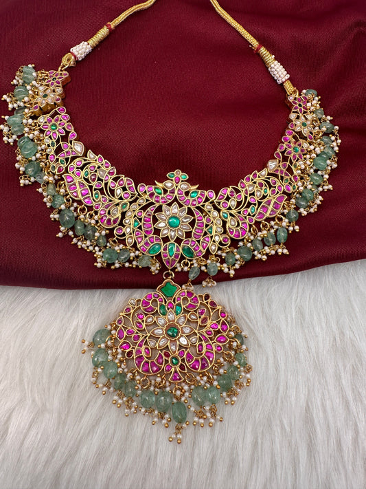 Jadau Kundan Neckline Necklace