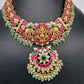 Jadau Kundan Ganesha Neckline Necklace