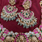 Jadau Kundan Ganesha Neckline Necklace