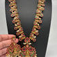 Jadau Kundan Goddess Lakshmi Lotus Long Necklace