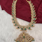 Jadau Kundan White Mango Long  Necklace with Detachable Pendent