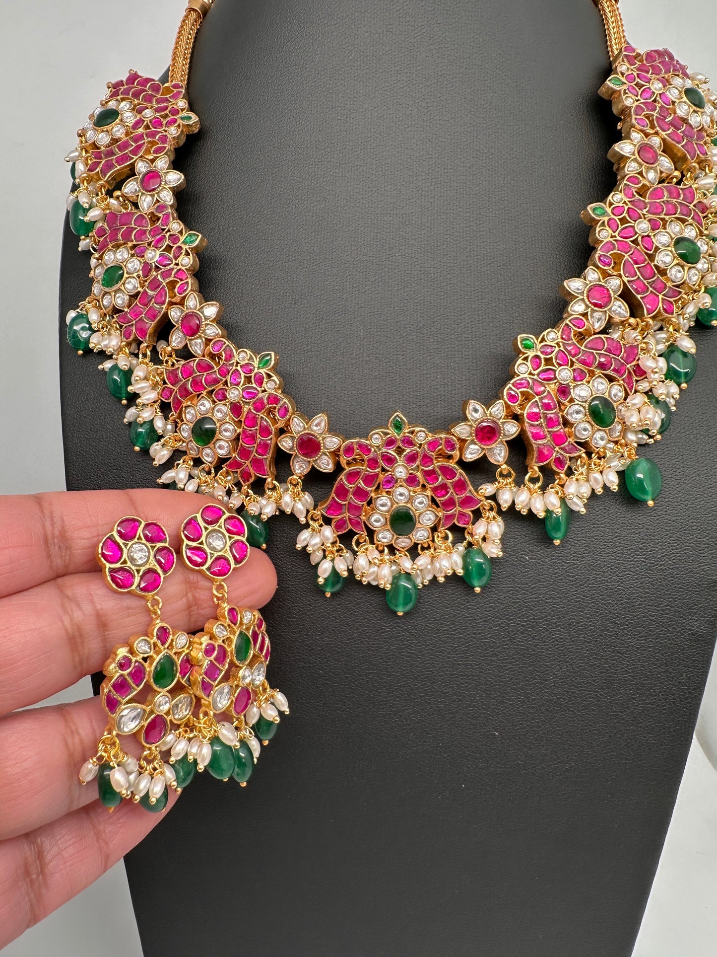 Jadau Kundan Neckline Necklace