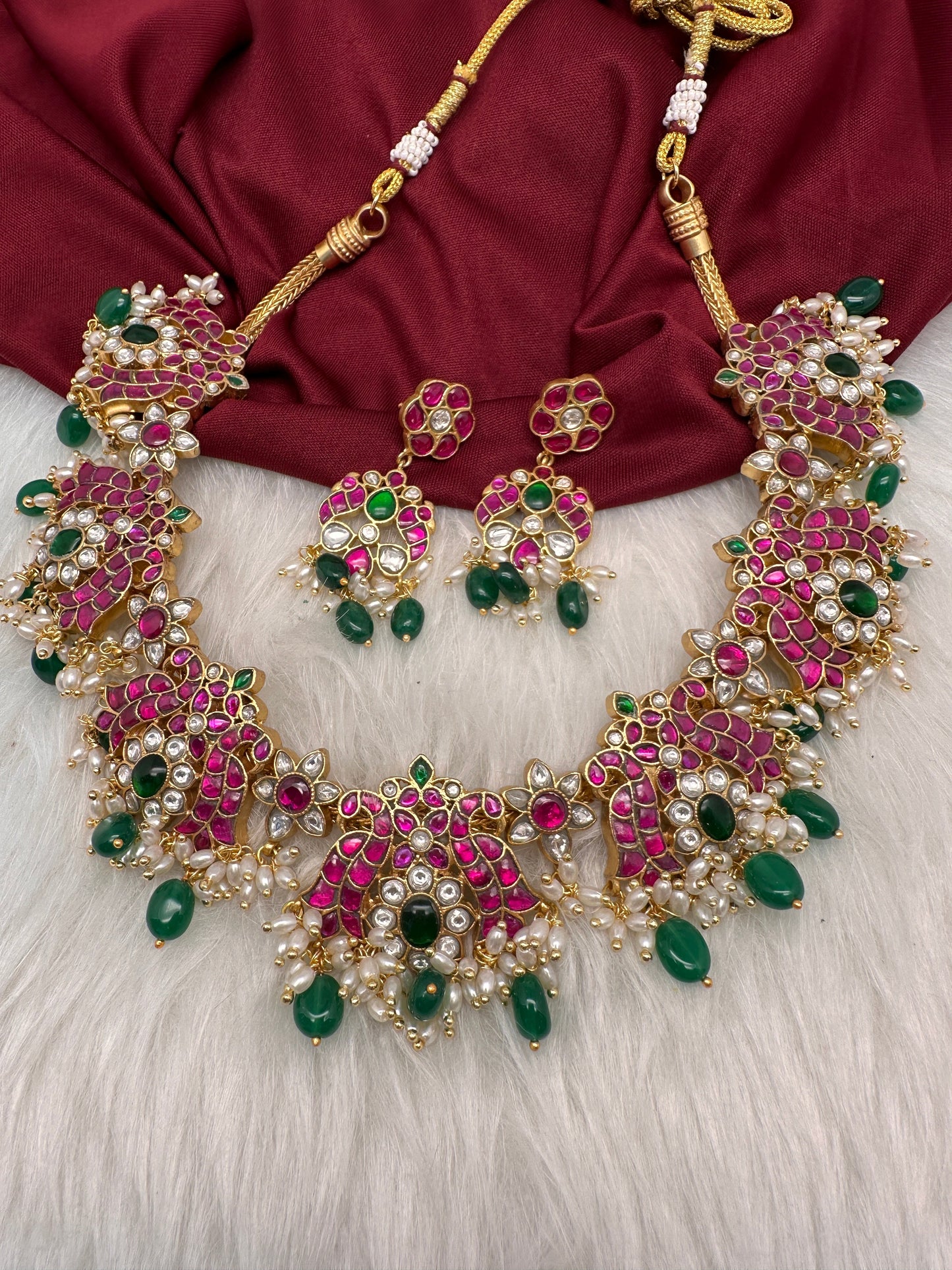 Jadau Kundan Neckline Necklace