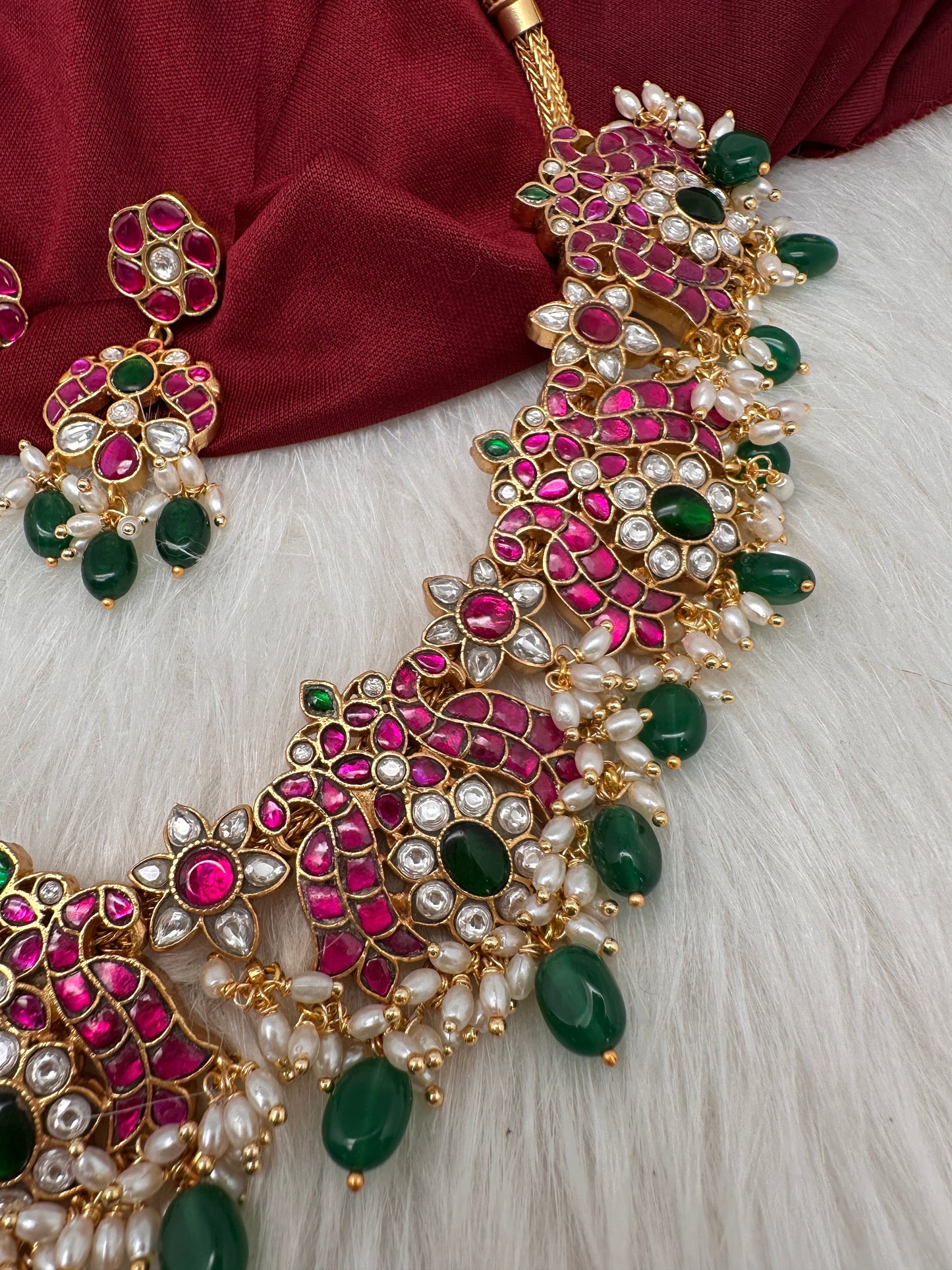 Jadau Kundan Neckline Necklace