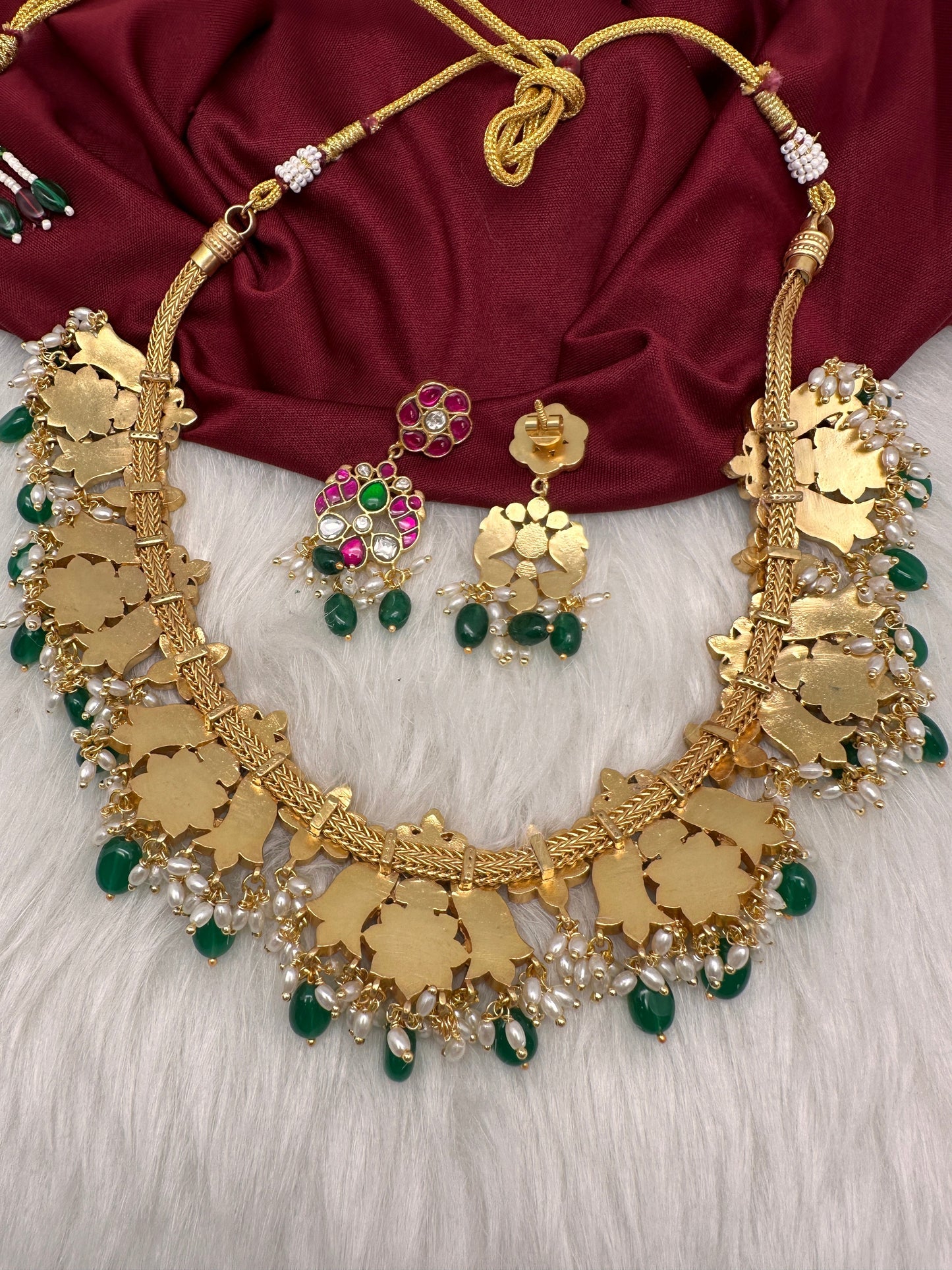 Jadau Kundan Neckline Necklace