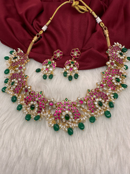 Jadau Kundan Neckline Necklace