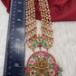 Jadau Kundan Goddess Lakshmi Multi Layer Necklace