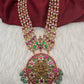 Jadau Kundan Goddess Lakshmi Multi Layer Necklace