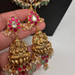 Jadau Kundan Goddess Lakshmi Nakshi Necklace