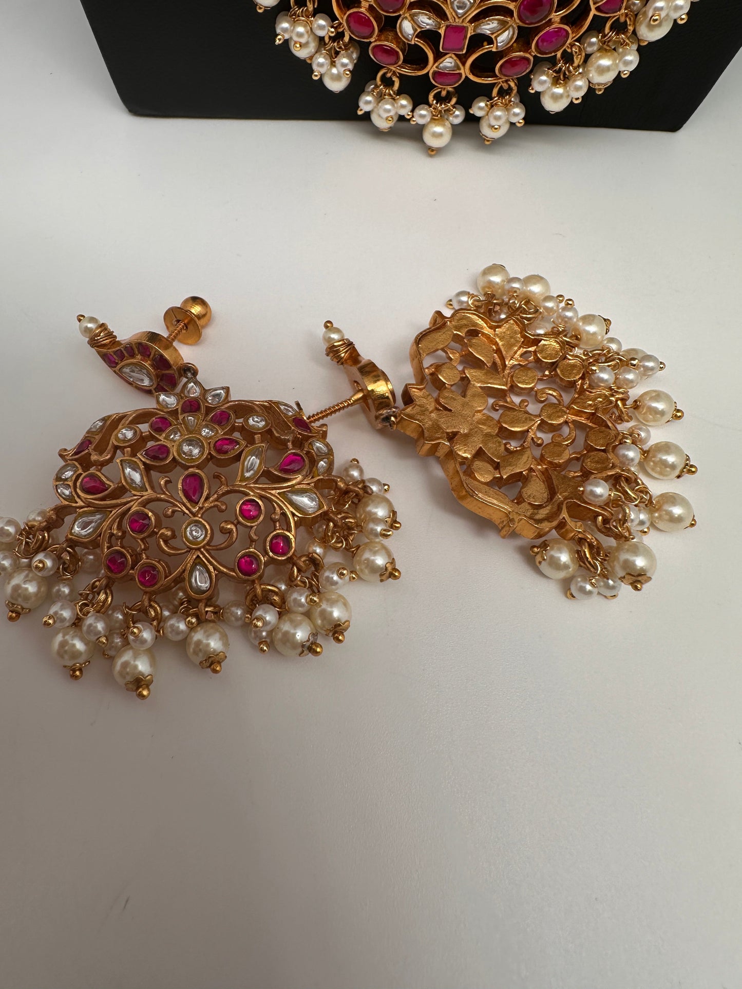 Jadau Kundan Mango Haar Long Necklace