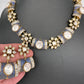 Moissanite Kundan Color Stone Necklace - Blue