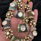 Moissanite Kundan Color Stone Necklace - Multi