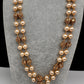 Golden Nakshi Ball Pearls Double Layer Necklace