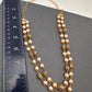 Golden Nakshi Ball Pearls Double Layer Necklace