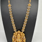 Goddess Lakshmi Nakshi CZ Matte Haar Necklace