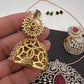 American Diamond Changeable Stones Pendent Set