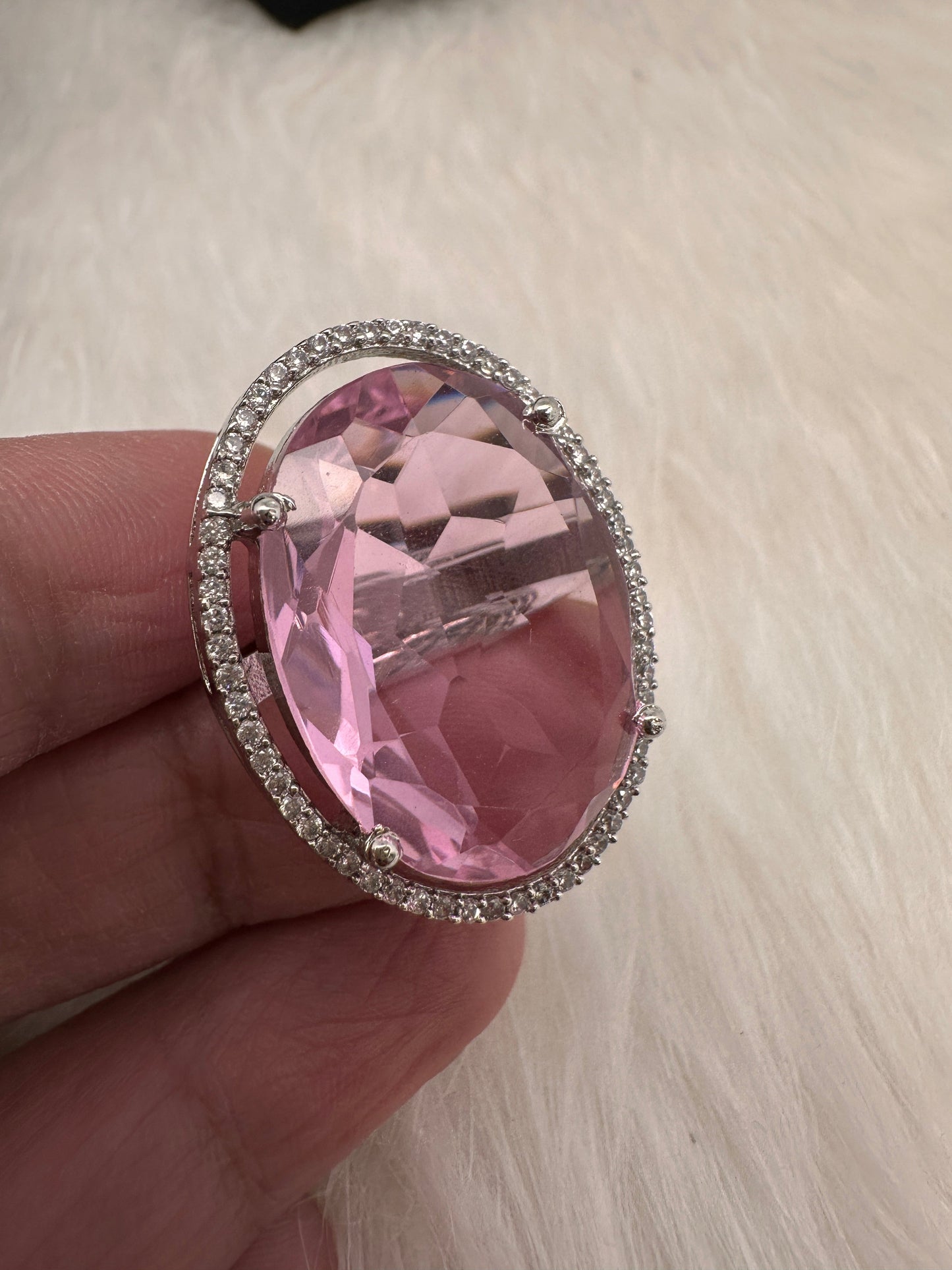 Monalisa Stone Ring - Pink