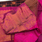 Purple and Pink Semi Mangalgiri Border Cotton Silk Saree