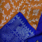 Yellow and Blue Semi Kuppdam Saree