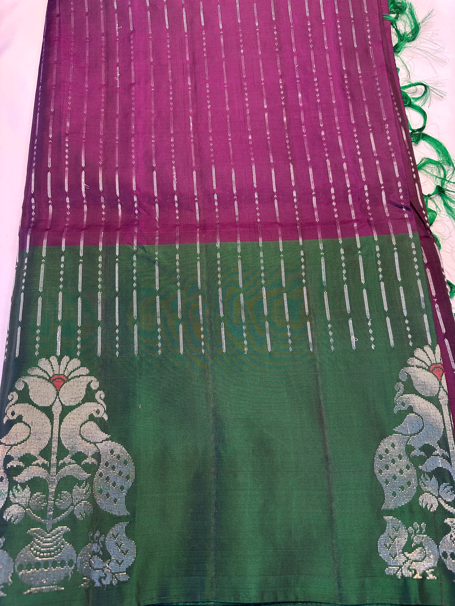 Purple Kanchi Pattu Saree