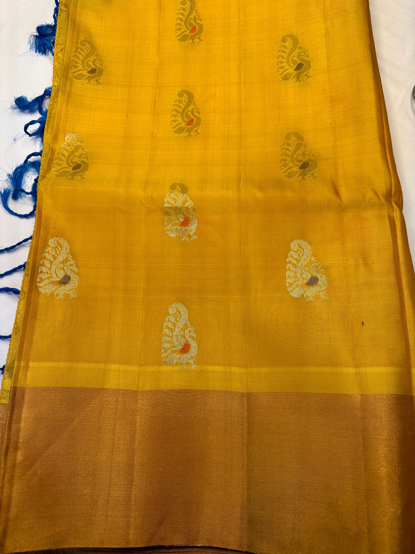 Yellow Pure Uppada Saree