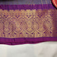 Purple Blue Semi Kanchi Saree