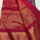 Purple Blue Semi Kanchi Saree