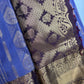 Blue Semi Kanchi Saree