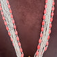 Victorian Moissanite Elephant Pattern Pink Beads Long Necklace