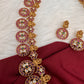 Goddess Lakshmi Bottu Mala Long Necklace