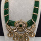 Victorian Kundan  Color Multi Layer  Beads Necklace - Green