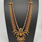 Goddess Lakshmi Double Layer Matte Long Necklace