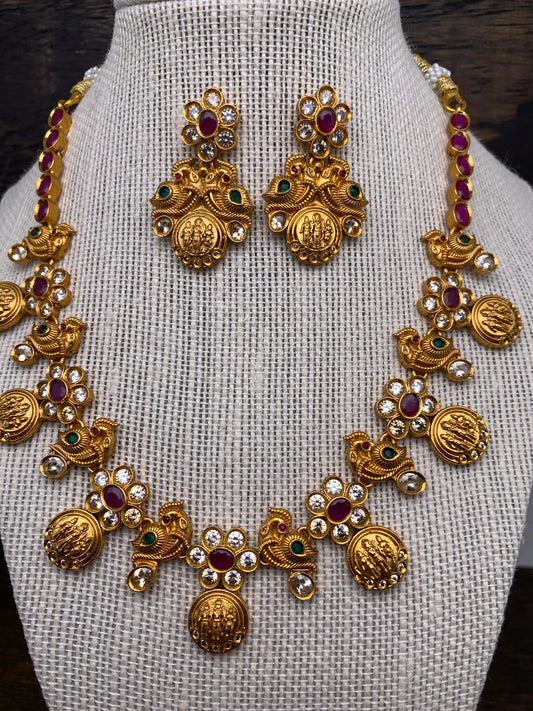 Ram Parivar Gold Coin Necklace