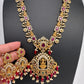 Goddess Lakshmi Red Stone Red beads Necklace