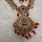 Goddess Lakshmi Red Stone Red beads Necklace