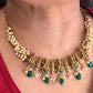 Cluster Pearls Goddess Lakshmi Kanthi Neckline Necklace