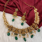 Cluster Pearls Goddess Lakshmi Kanthi Neckline Necklace