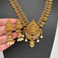 Matte Antique Finish Ganesha Lakshmi Ji Short necklace