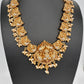 CZ Nakshi Peacock Goddess Lakshmi Short Necklace