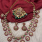 Kempu Detachable Pendent Bottu Mala Short Necklace