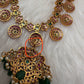 Kempu Detachable Pendent Bottu Mala Short Necklace