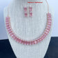 Pink Monalisa Short Necklace