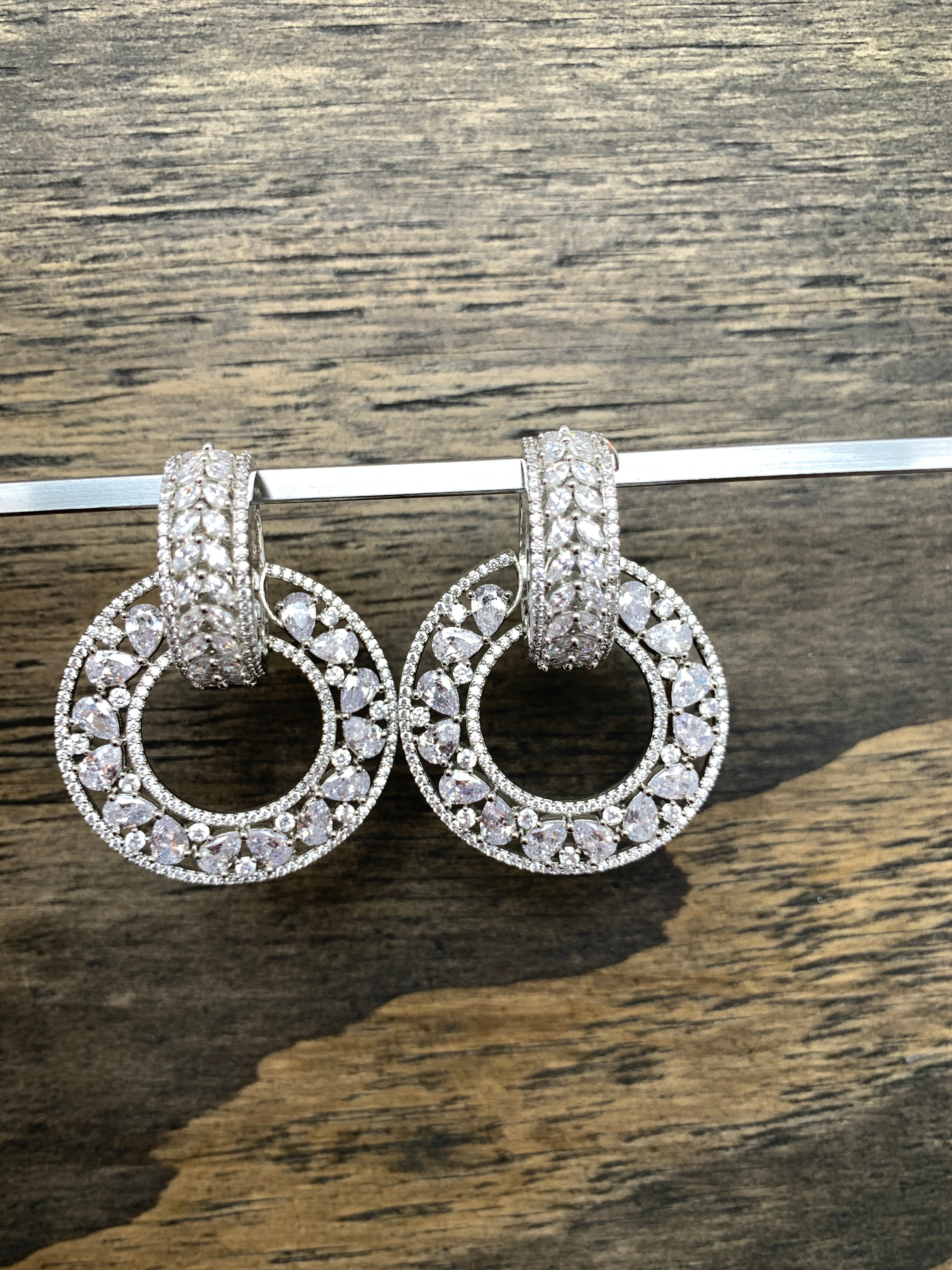 Buy Silver Earrings for Women by Eloish Online | Ajio.com