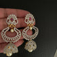 AD Ruby Red Stone Earrings