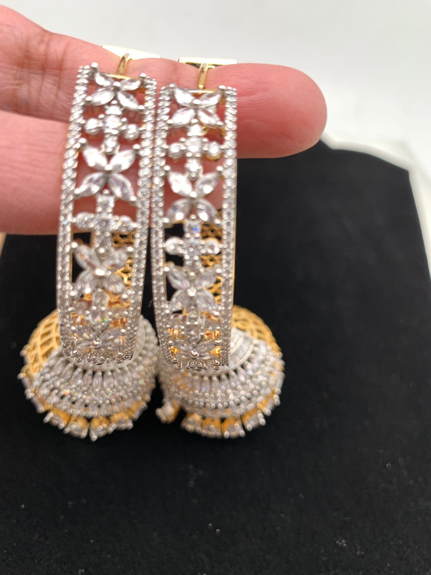 AD Hoop Bali Earrings