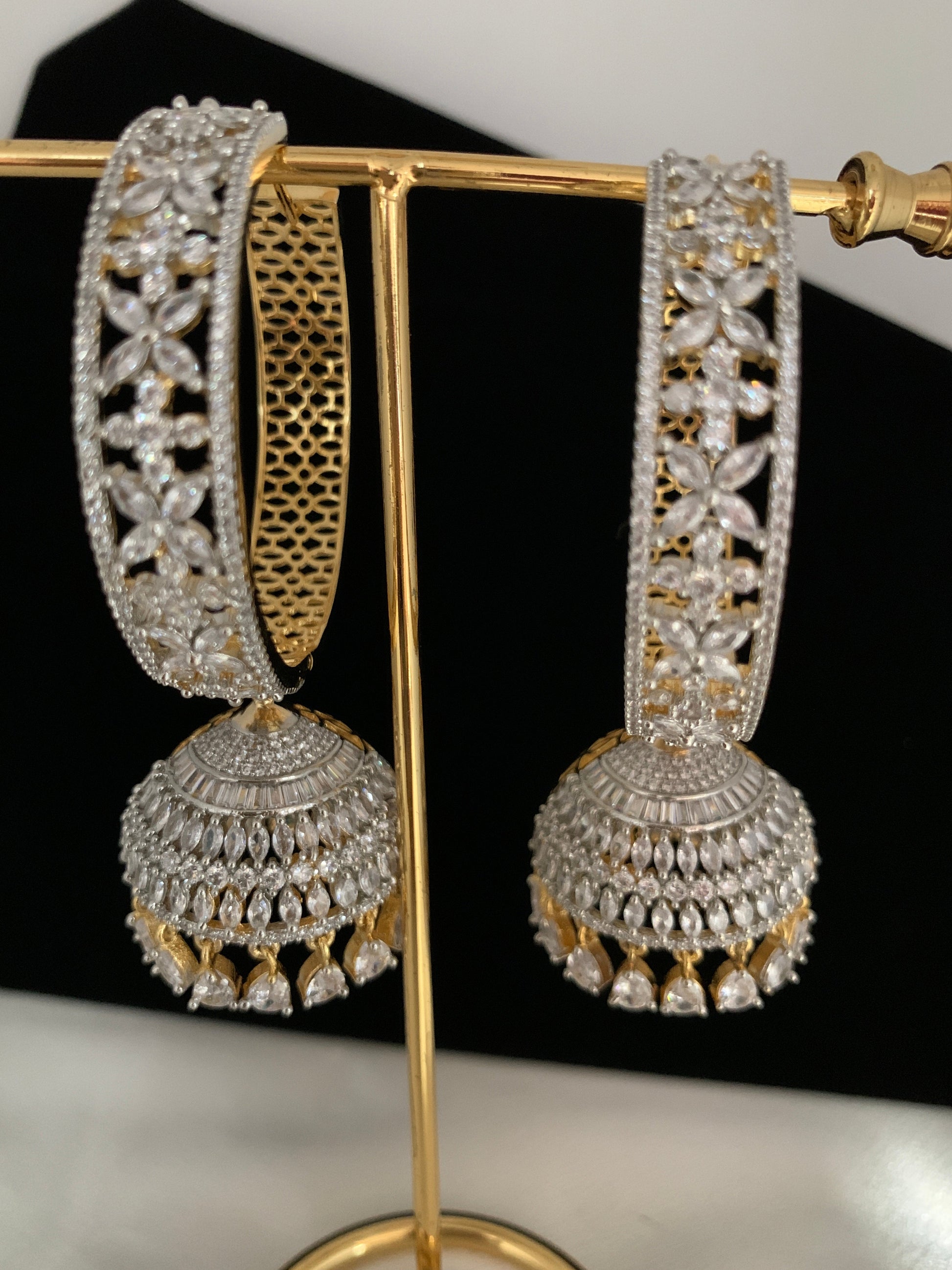 AD Hoop Bali Earrings